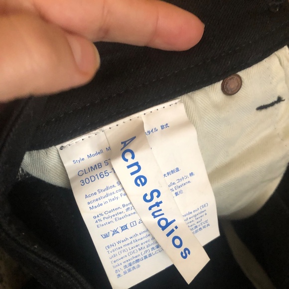 acne studios bla konst climb stay back 30D165-138 - Picture 7 of 9